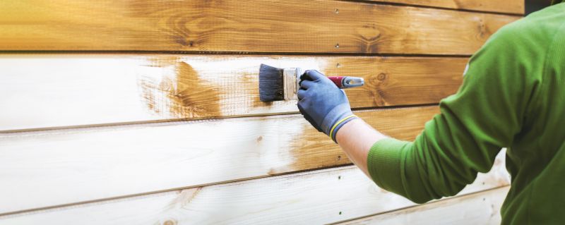 Wood Cabin Staining in Longmont, CO